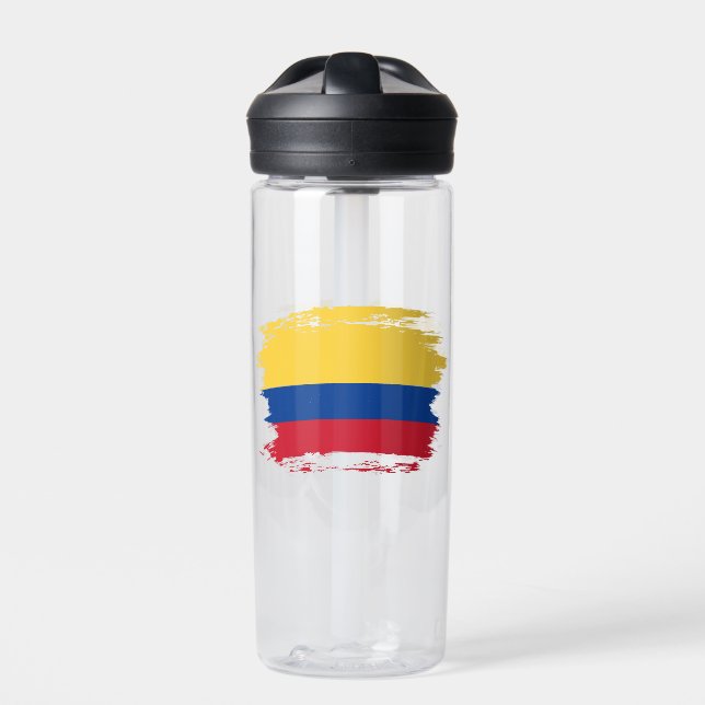 Kolumbien-Flagge Trinkflasche (Vorderseite)