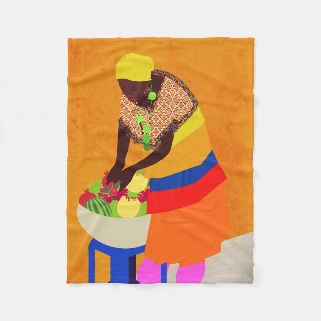 Kolumbien Fleecedecke (Vorderseite)