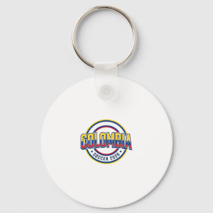 Kolumbien Fußball 2026 Fußball Fett Land Typograph Schlüsselanhänger