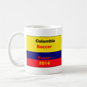 Kolumbien-Fußball-Power Kaffeetasse