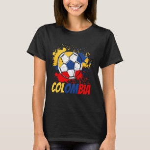 Kolumbien Fußballflagge Männer Frauen Kinder T-Shirt