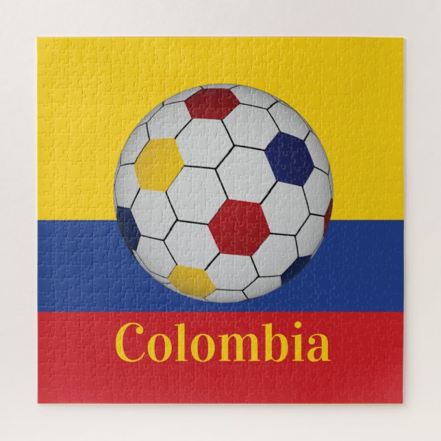 Kolumbien Fußballposter (Vertikal)