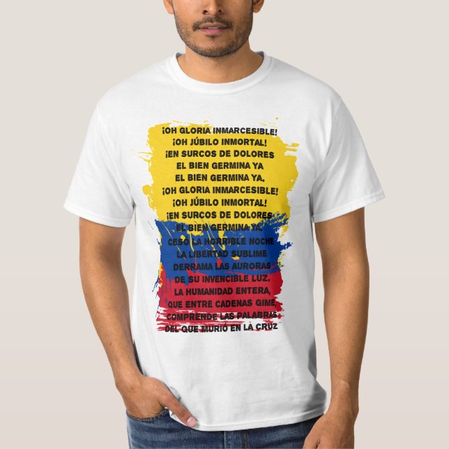 Kolumbien - Himno Nacional T-Shirt (Vorderseite)