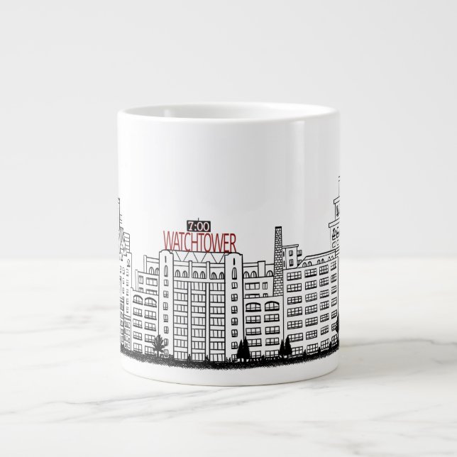 Kolumbien Höhen Nostalgische Kaffee-Tasse Jumbo-Tasse (Vorderseite)