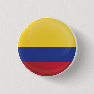 Kolumbien-Ikonenflagge Button