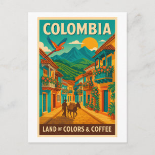 Kolumbien – Land der Farben und des Kaffees Postkarte