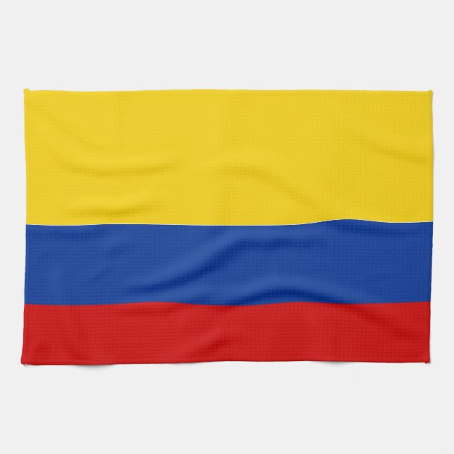 Kolumbien-Landesflaggetuch Küchentuch (Horizontal)