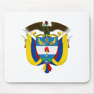 Kolumbien Landeswappen Symbol Emblem Flagge Mousepad