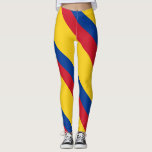Kolumbien Leggings<br><div class="desc">kolumbianische Flaggenfarben: rot,  blau,  gelbes Gold</div>