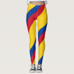 Kolumbien Leggings<br><div class="desc">kolumbianische Flaggenfarben: rot,  blau,  gelbes Gold</div>