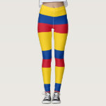Kolumbien Leggings<br><div class="desc">kolumbianische Flaggenfarben: rot,  blau,  gelbes Gold</div>