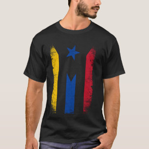Kolumbien Puerto Rico Flag Retro Boricua Kolumbien T-Shirt