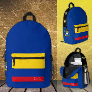 Kolumbien, Rucksack, kolumbianische Flagge / patri Bedruckter Rucksack