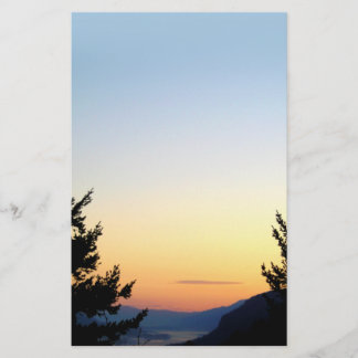 Kolumbien-Schlucht-Sonnenaufgang-Briefpapier Briefpapier