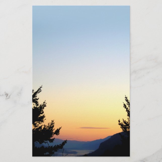Kolumbien-Schlucht-Sonnenaufgang-Briefpapier Briefpapier (Vorderseite)