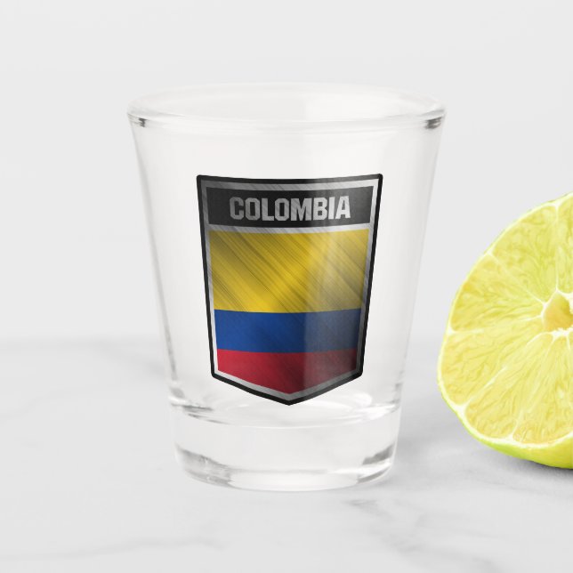 Kolumbien Schnapsglas (Vorderseite)