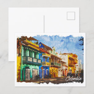 Kolumbien Schöne Öllandschaft Postkarte