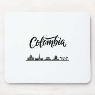 Kolumbien Skyline Reise Urlaub Outfits Mousepad