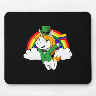 Kolumbien Stolz Kolumbianische Flagge St. Patricks Mousepad