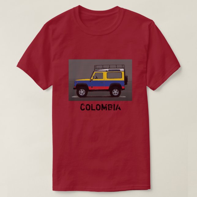 KOLUMBIEN-T - Shirt (Design vorne)