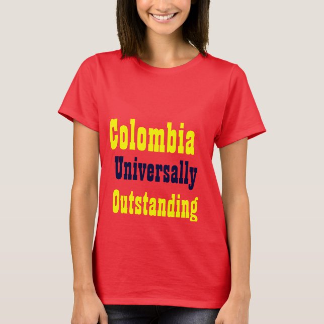 Kolumbien T-Shirt (Vorderseite)