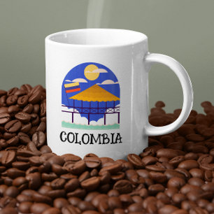 Kolumbien Vintage Reise Kaffeetasse
