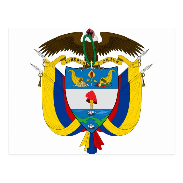 Bogotá Flagge Postkarten | Zazzle.ch