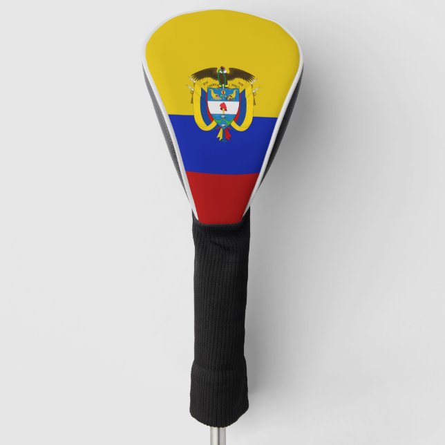 Kolumbien-Wappen Golf Headcover (Vorderseite)