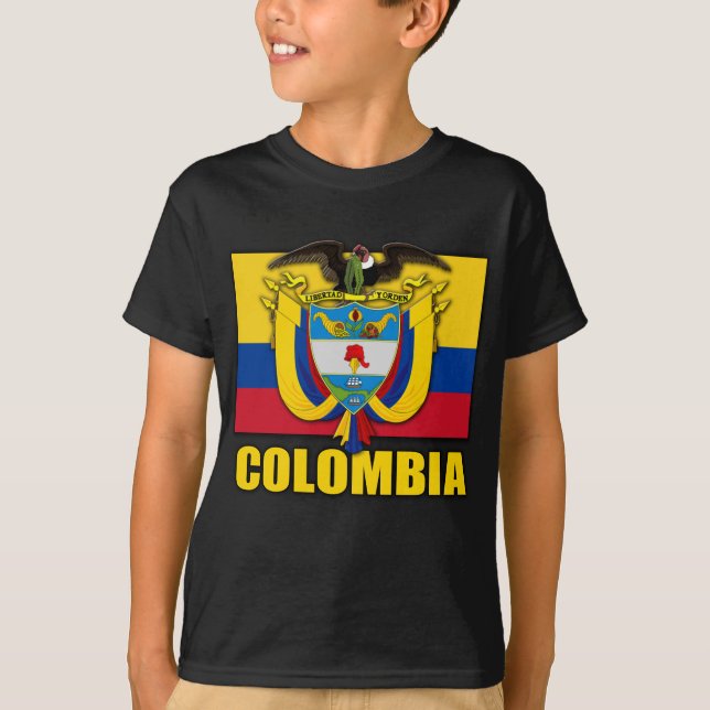 Kolumbien-Wappen T-Shirt (Vorderseite)