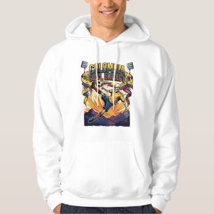 Kolumbien Ziel Energie Skelett Stürmer Nationen Cr Hoodie