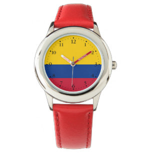 Kolumbienflagge Armbanduhr