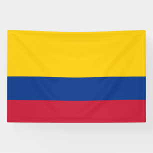 Kolumbienflagge Banner