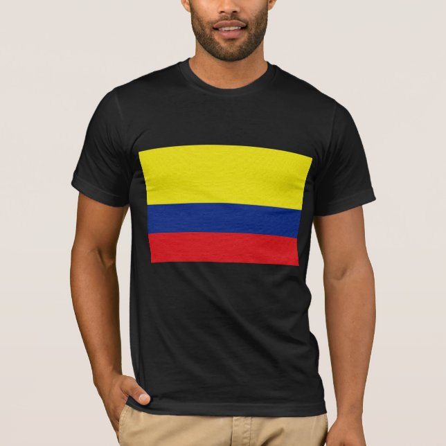 Kolumbiens Flagge T-Shirt (Vorderseite)