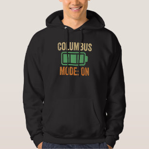 Kolumbus-Modus bei Batterie-Design Hoodie