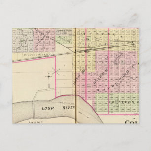 Kolumbus, Nebraska Postkarte