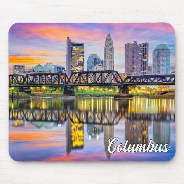 Kolumbus, Ohio, Vereinigte Staaten Mousepad (Vorne)