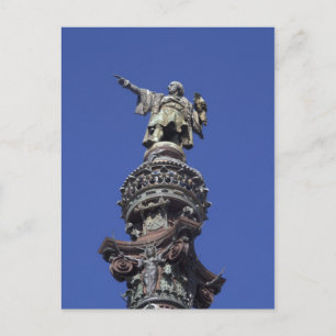 Kolumbus-Statue, Barcelona Postkarte