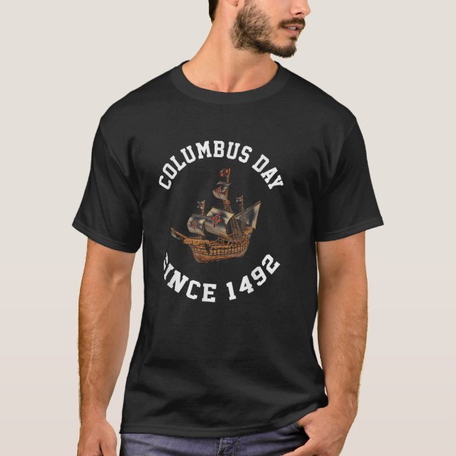 KOLUMBUS TAG SEIT 1494 T-Shirt (Vorderseite)