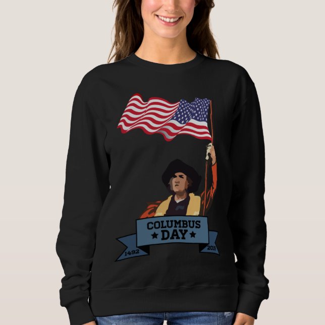 Kolumbustag Sweatshirt (Vorderseite)