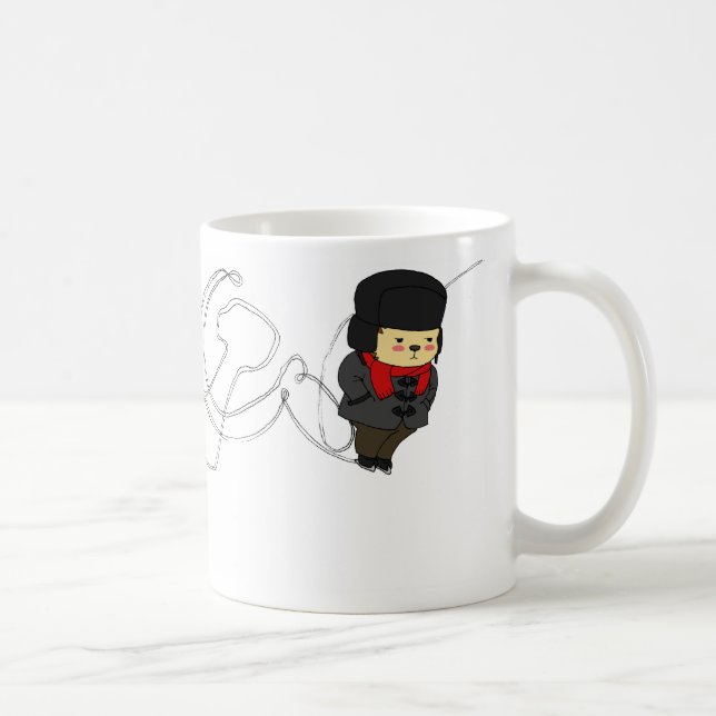 Kolya und Melaniya Skaten-Tasse Kaffeetasse (Rechts)