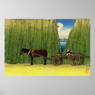 Komagata Embankment By Hasui Kawase Japanese Art Poster