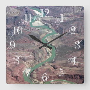 Komanche-Punkt, Grand Canyon Quadratische Wanduhr
