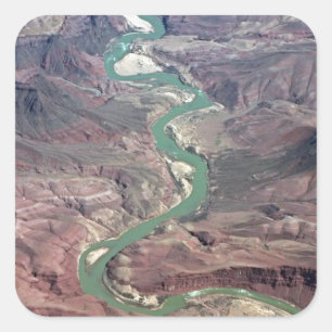 Komanche-Punkt, Grand Canyon Quadratischer Aufkleber