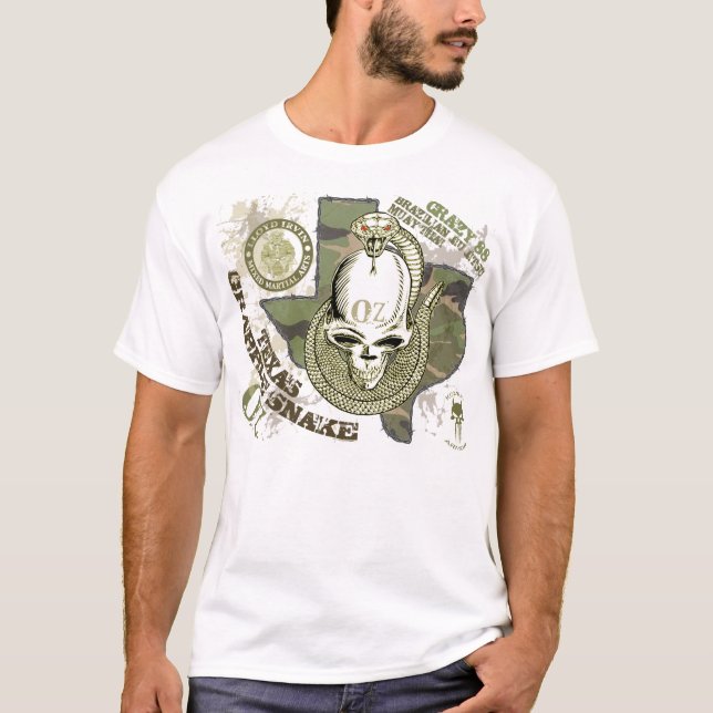 KOMBAT ARMOR/CRAZY 88 - TEXAS HALTEN SCHLANGE FEST T-Shirt (Vorderseite)