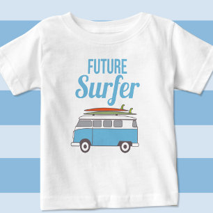 Kombi Retro Surf Thema Baby T-shirt