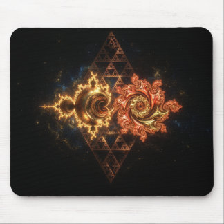 Kombination Mandelbrot Juliabrot Sierpinski-Dreiec Mousepad