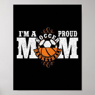 Kombinierte Sportarten Ich bin eine stolze Basketb Poster