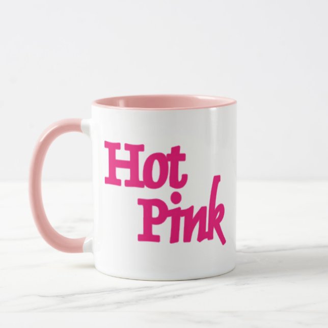Kombinierte Tasse mit Hot Pink (Links)