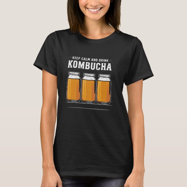 Kombucha Benefits Brewer Maker Tea Lover 7 T-Shirt (Vorderseite)