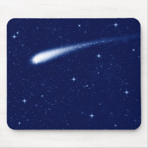 Komet #2 - Mousemat horizontales Marine-Blau Mousepad